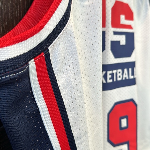 Michael Jordan USA Basketball Mitchell & Ness 1992 Authentic Jersey - White - Picture 5 of 7